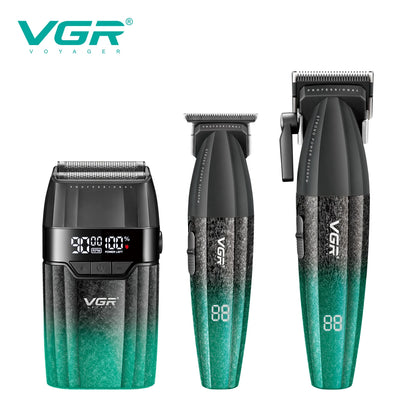 VGR Hair Trimmer Professional 9000 RPM Hair Clipper Cordless Hair Cutting Machine Rechargeable Metal Trimmer for Men V-640 S3