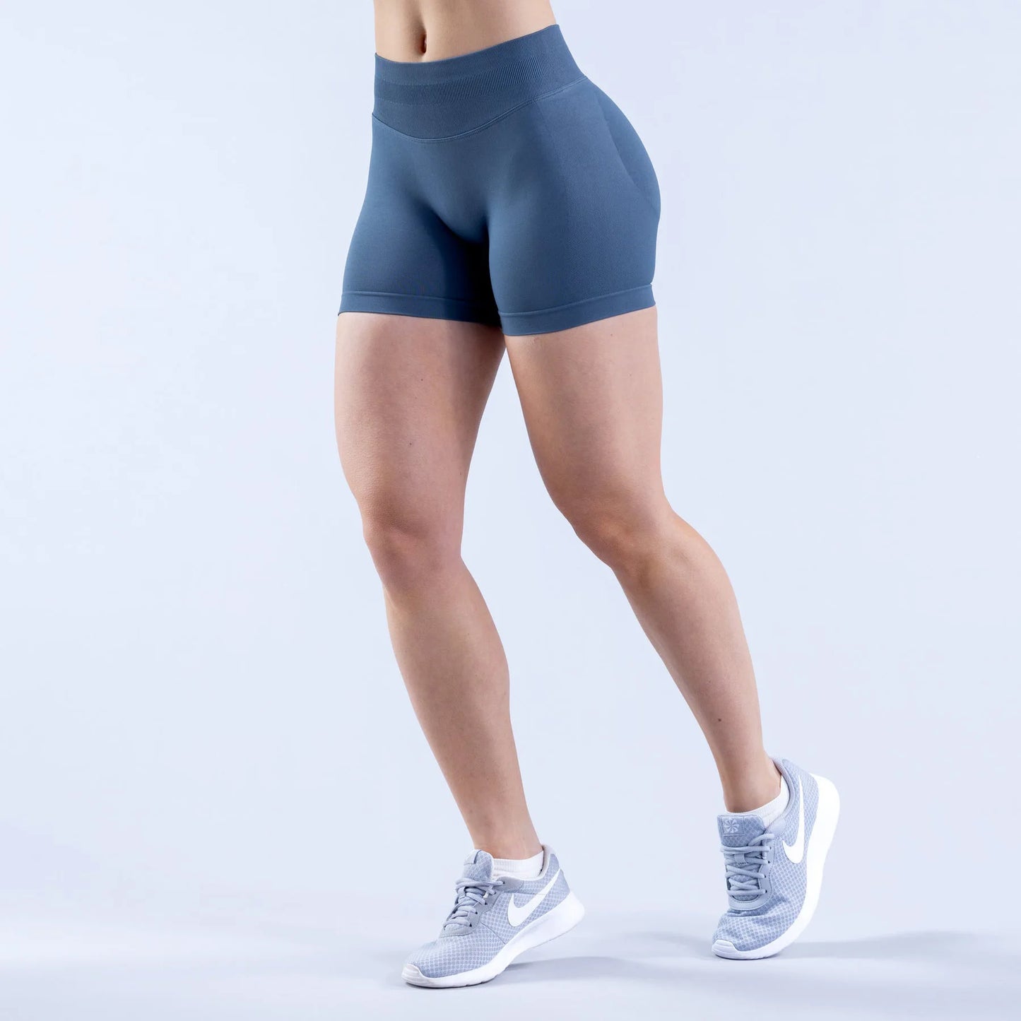 Nuovi pantaloncini da palestra, pantaloncini da ciclista per allenamento, pantaloncini Impact con logo, pantaloncini da yoga a vita bassa senza cuciture, abbigliamento fitness elasticizzato e arricciato.