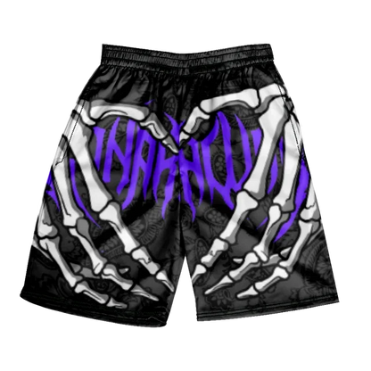 Pantaloncini da spiaggia classici estivi 2024 con teschio, nuovi modelli alla moda con stampa di mano scheletrica, pantaloncini da palestra per uomo e donna, ad asciugatura rapida, pantaloncini da ghiaccio.