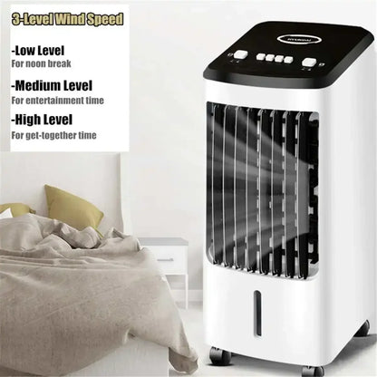 Condizionatore d'aria portatile da 70 W con ventilatore, umidificatore e funzione di raffreddamento, alimentazione 220 V, con timer e funzione di raffreddamento + regalo.