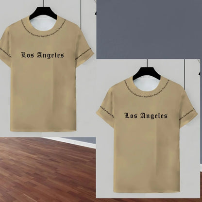 Completo da uomo Los Angeles stampato 2025, set di 2 pezzi, completo casual, abbigliamento sportivo, set fitness, tuta da uomo, abbigliamento oversize