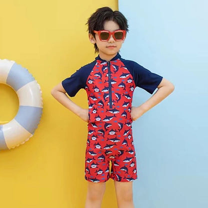Costume da bagno per bambini e ragazzi, maniche lunghe, stampa frutta, protezione solare, costume da bagno estivo per la spiaggia, taglie 3 4 5 6 7 8 10 anni