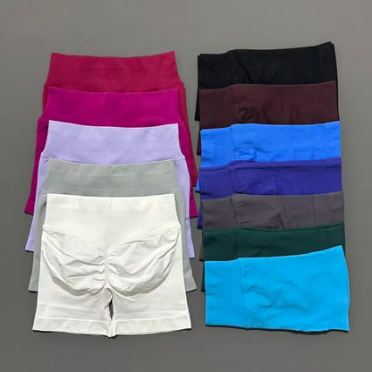 Pantaloncini sportivi HISTELLO Impact Shorts da 4,5" da donna, ideali per yoga, yoga, fitness, palestra, leggings elasticizzati, allenamento e sport.