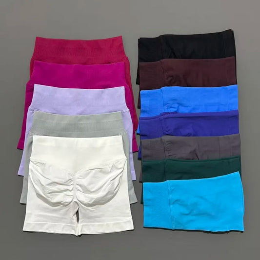 Pantaloncini sportivi HISTELLO Impact Shorts da 4,5" da donna, ideali per yoga, yoga, fitness, palestra, leggings elasticizzati, allenamento e sport.
