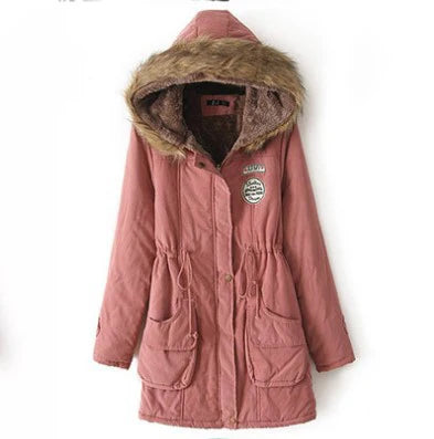 Johnature New Parkas Female Women Winter Hooded Coat Thickening Cotton Winter Jacket Womens Warm Parkas for Women Winter