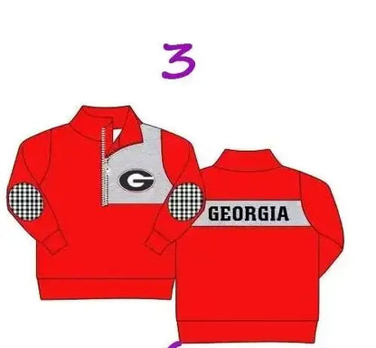 Uniformi scolastiche casual personalizzate all'ingrosso per bambini e bambine, top a maniche lunghe per neonati, abbigliamento primaverile e autunnale