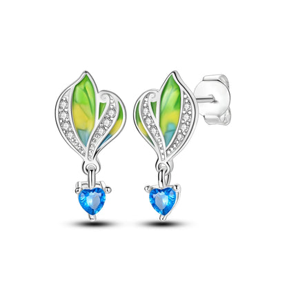 Orecchini a cerchio originali in argento 925 con stella, luna, trifoglio e farfalla con zirconi, perfetti per la creazione di gioielli e come regali di nozze per donne e ragazze.