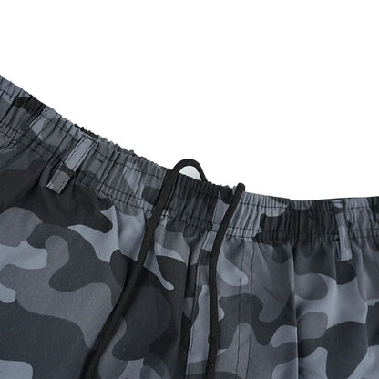 Pantaloncini tattici da uomo Delta Core Cargos con simbolo geometrico, tessuto elasticizzato in quattro direzioni, tasca di sicurezza nascosta, elastico in vita per palestra e fitness.