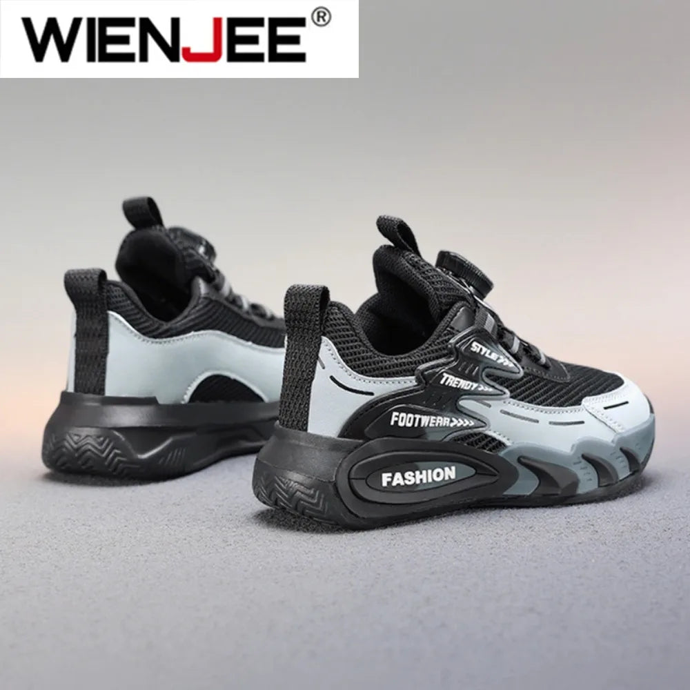 Scarpe da ginnastica alla moda per bambini, scarpe casual per la scuola e per camminare, in mesh traspirante, per esterni, per la corsa, lo sport e il tennis.