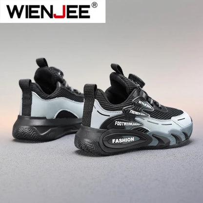 Scarpe da ginnastica alla moda per bambini, scarpe casual per la scuola e per camminare, in mesh traspirante, per esterni, per la corsa, lo sport e il tennis.