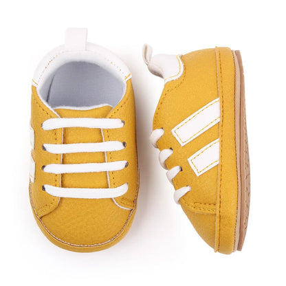 Scarpe casual per neonati per primavera e autunno, suola in TPR antiscivolo, PU di alta qualità, molto richieste, ampia scelta, nuova moda per neonati 2023
