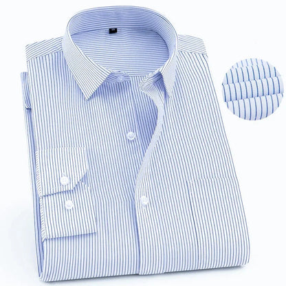 Camicia stampata da uomo, casual, a maniche lunghe, slim fit, da uomo, per lavoro, sociale, abbigliamento di marca, morbida e confortevole KOACUS