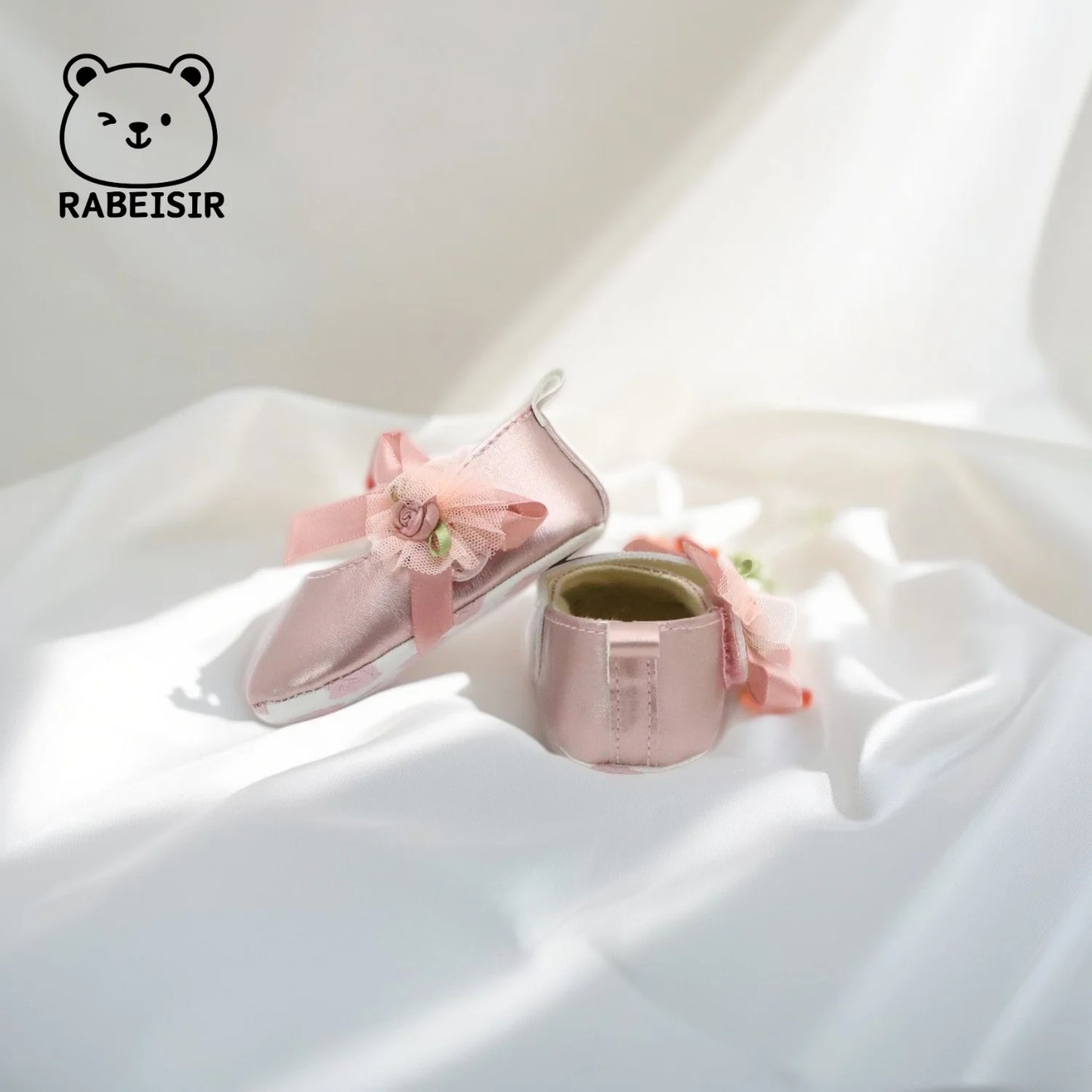 Scarpe da principessa per bambina 0-18 mesi, scarpe per i primi passi con suola morbida, scarpe singole alla moda e versatili.