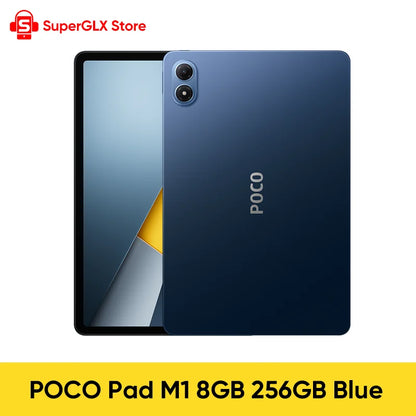 Nuovo tablet POCO Pad M1 versione globale con Snapdragon 7s Gen 4, display da 12,1" a 120Hz con risoluzione 2.5K, batteria da 12000 mAh con ricarica rapida da 33 W, 8 GB di RAM e 256 GB di memoria interna.