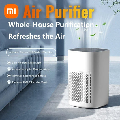 Xiaomi Air Purifier Smoke Odor Negative Ion Generator Household HEPA Air Purifier Efficient Purify Air Formaldehyde For Car Room