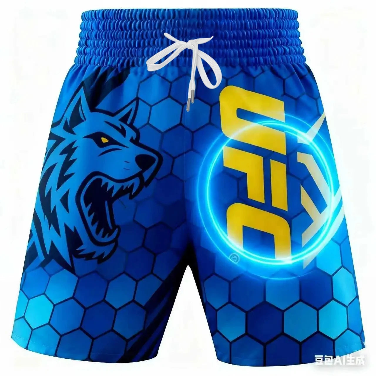 Pantaloncini da allenamento da boxe UFC da uomo, estate 2026, stampa 3D, taglie forti da uomo XXS a 6XL, in rete traspirante ad asciugatura rapida, taglie forti