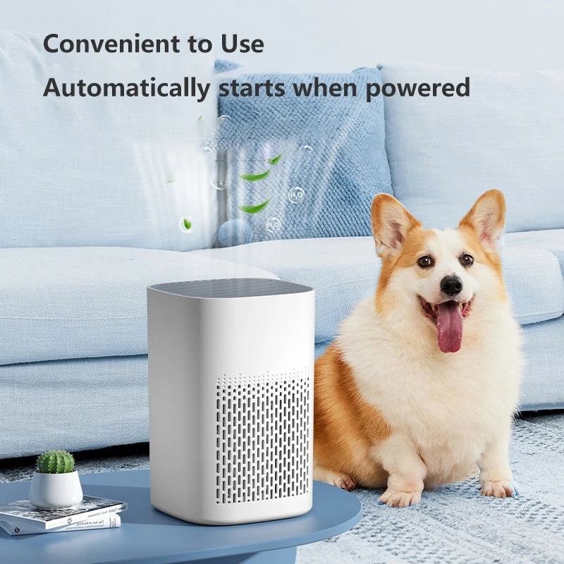 Xiaomi Air Purifier Smoke Odor Negative Ion Generator Household HEPA Air Purifier Efficient Purify Air Formaldehyde For Car Room