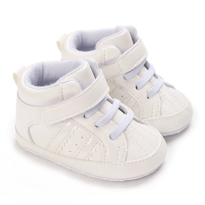 Scarpe bianche per neonati, casual, alla moda, per battesimo, primi passi, scarpe da gentiluomo per neonato, sneakers