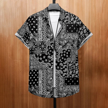 Camicia estiva con stampa floreale 3D graffiti, moda casual, business, camicia hawaiana, uomo, donna, camicia con bottoni, Ropa De Hombre