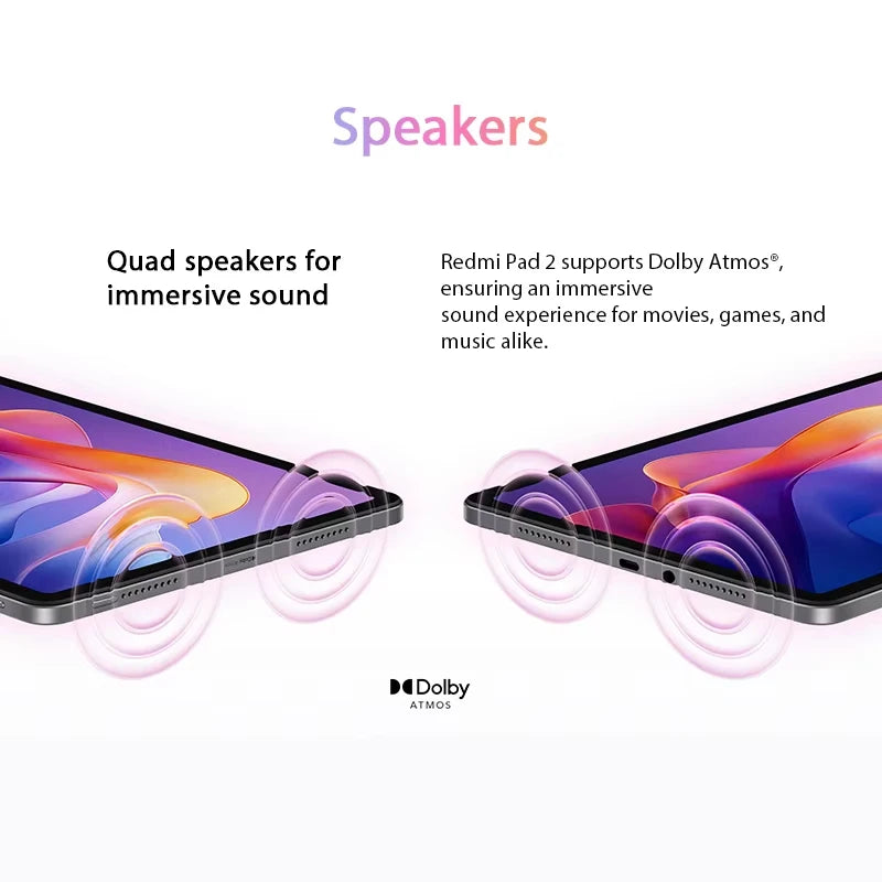 Xiaomi Redmi Pad 2 4GB/128GB 6GB/128GB 8GB/256GB EU Batteria da 9000 mAh 11" 2.5K WiFi Versione Globale Tablet PC