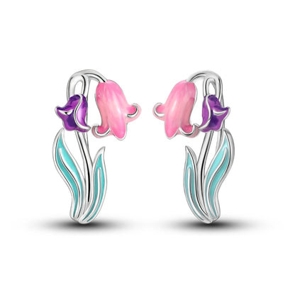 Orecchini a cerchio originali in argento 925 con stella, luna, trifoglio e farfalla con zirconi, perfetti per la creazione di gioielli e come regali di nozze per donne e ragazze.
