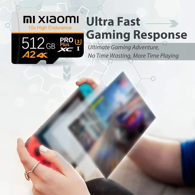 Scheda di memoria SD Xiaomi da 2 TB e 1 TB, 128 GB, 256 GB, 512 GB, trasferimento ad alta velocità, Micro TF SD, portatile, USB, memoria SD per droni, tablet e PC