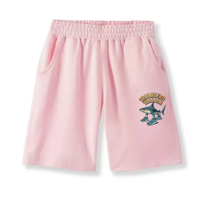 Pantaloncini Brainrot italiani per bambini Pantaloni sportivi per ragazza da ragazzo Tungtungtung Sahur Tralalero Tralala Mezza mutanda