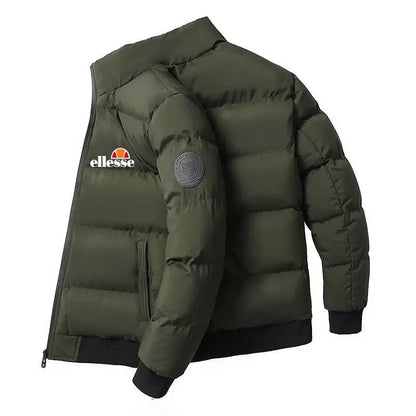 2025 nuova tendenza moda business versatile Giacca da uomo in stile coreano con cerniera Cappotto da pilota casual Collo a sciarpa slim