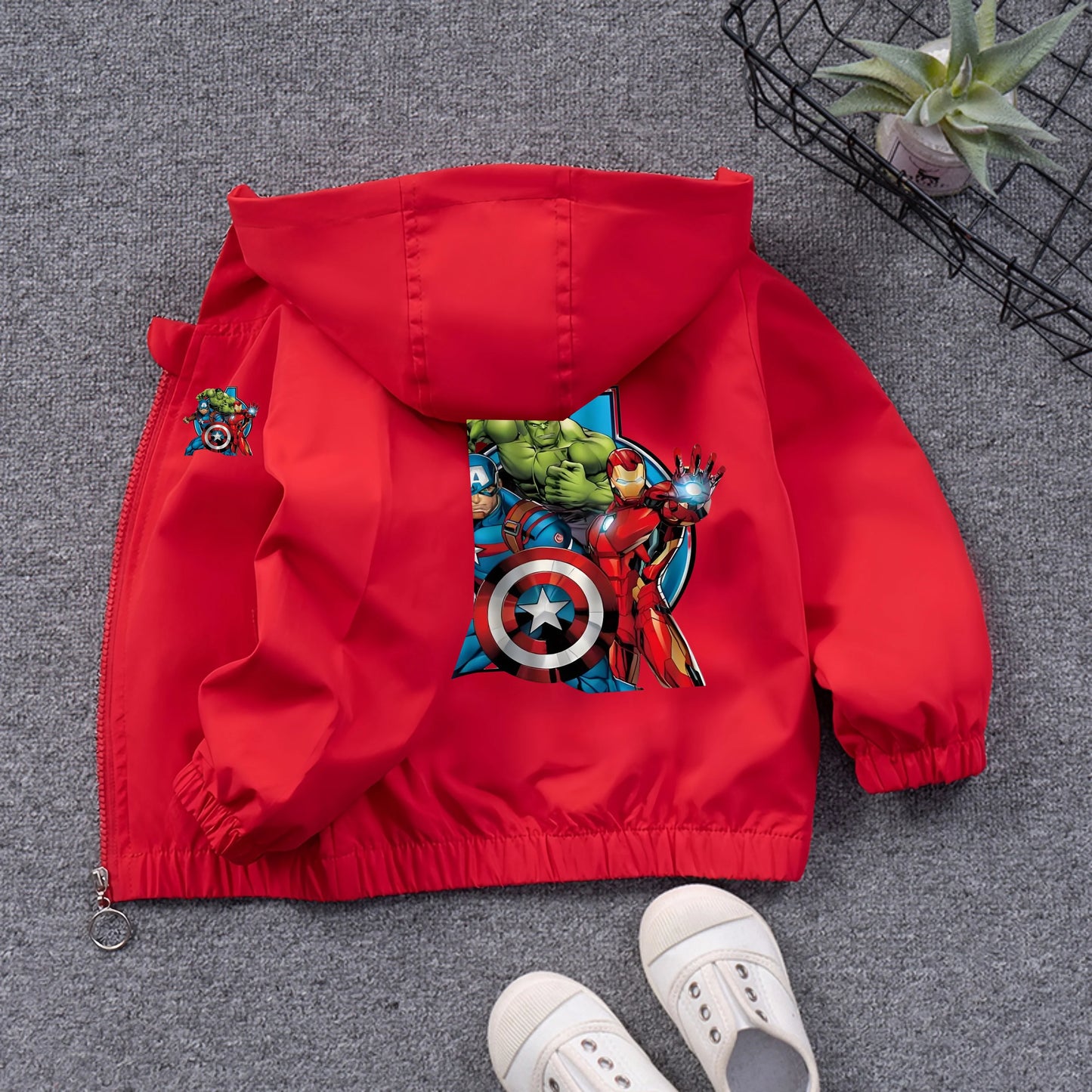 Cappotto con cappuccio Spiderman per bambini, abbigliamento primaverile per ragazzi 2025, nuovo tema supereroe, giacca elegante Charge, completo per neonati