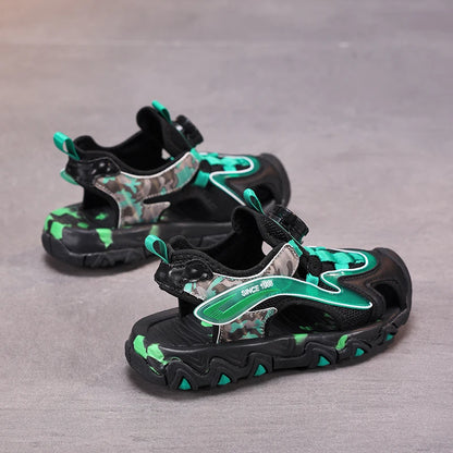 Scarpe da spiaggia antiscivolo Summer Brand Sandali per bambini Scarpe casual comode per bambine Scarpe basse da principessa con fiori per bambini