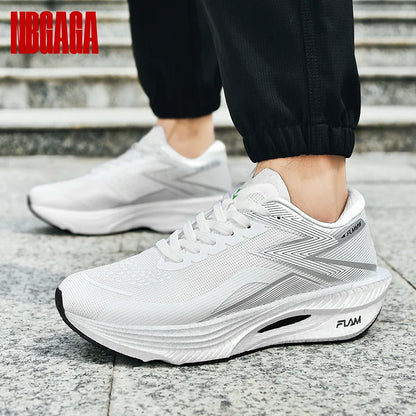 Scarpe da corsa da uomo, traspiranti, in mesh, leggere, ideali per sport atletici, allenamento in palestra, jogging, tennis, camminata, antiscivolo.