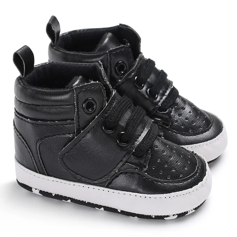 Nuove scarpe marroni per battesimo, scarpe da passeggio per bambini, suola morbida, scarpe da ginnastica per neonati, compleanno, bambini e ragazzi.