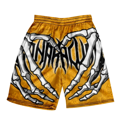 Pantaloncini da spiaggia classici estivi 2024 con teschio, nuovi modelli alla moda con stampa di mano scheletrica, pantaloncini da palestra per uomo e donna, ad asciugatura rapida, pantaloncini da ghiaccio.
