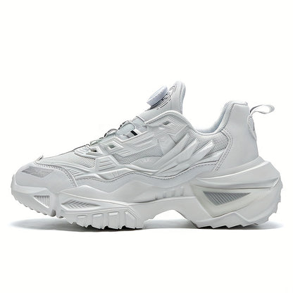 Scarpe da corsa traspiranti da uomo - Sneakers leggere con suola in TPU ammortizzata, chiusura con lacci, suola in gomma antiscivolo - Ideali per palestra, jogging e allenamento in tutte le stagioni, design a righe, calzata comoda, perfette per gli appass