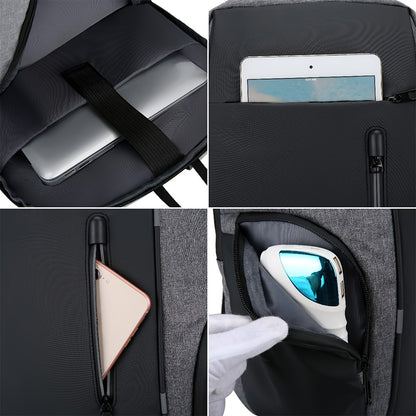 Zaino antifurto da uomo per laptop, borsa da viaggio capiente per lavoro, borsa a tracolla