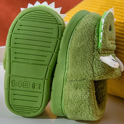 Pantofole calde foderate in peluche per bambini, pantofole con personaggi dei cartoni animati per autunno/inverno, pantofole da casa con suola morbida antiscivolo